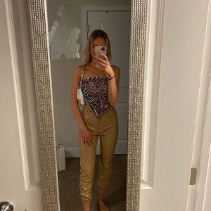 SHEIN Abstract Bandana Top